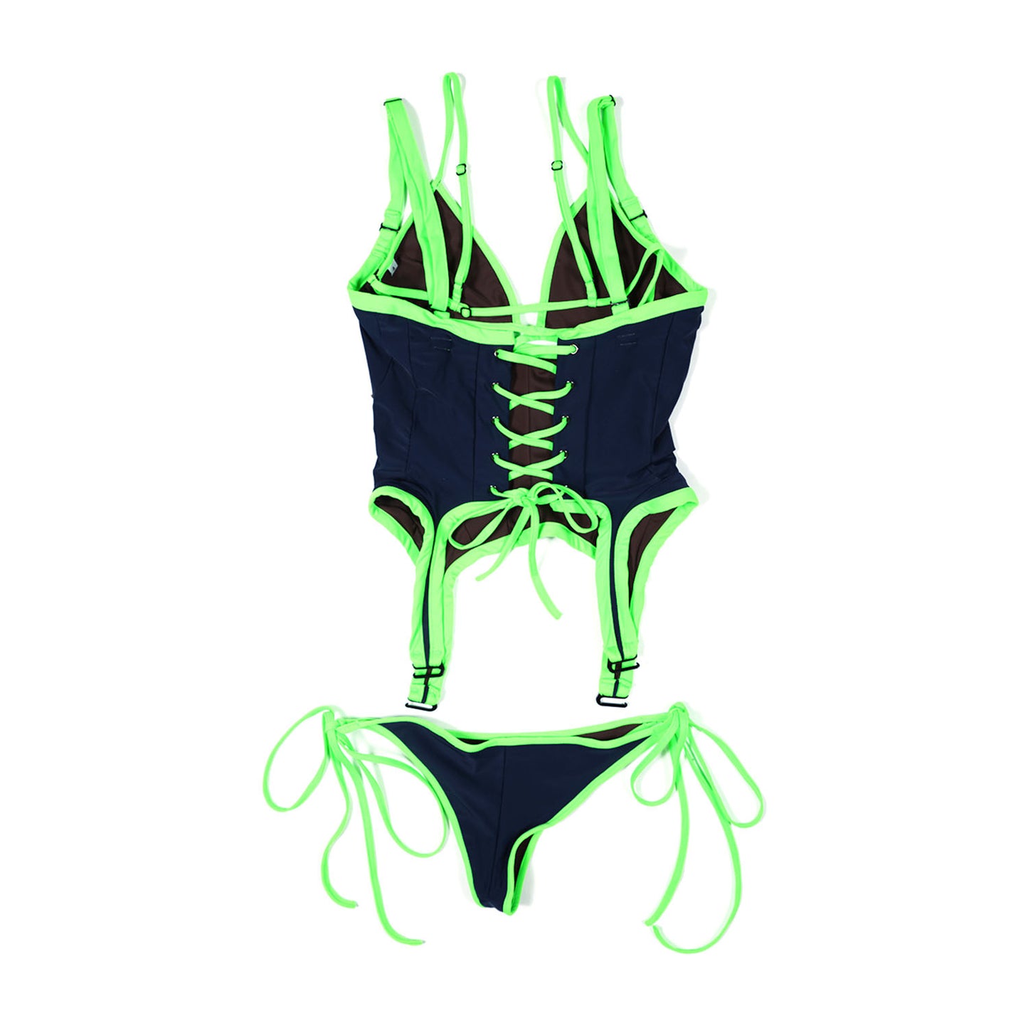MARLA SWIM SET - NEON