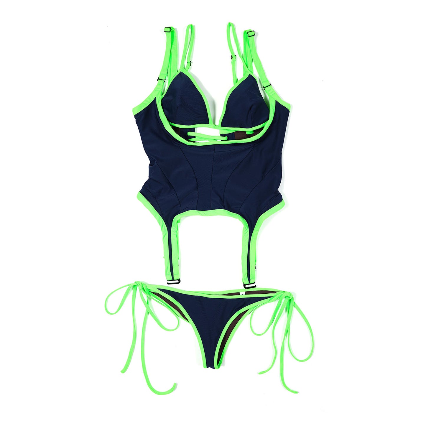 MARLA SWIM SET - NEON