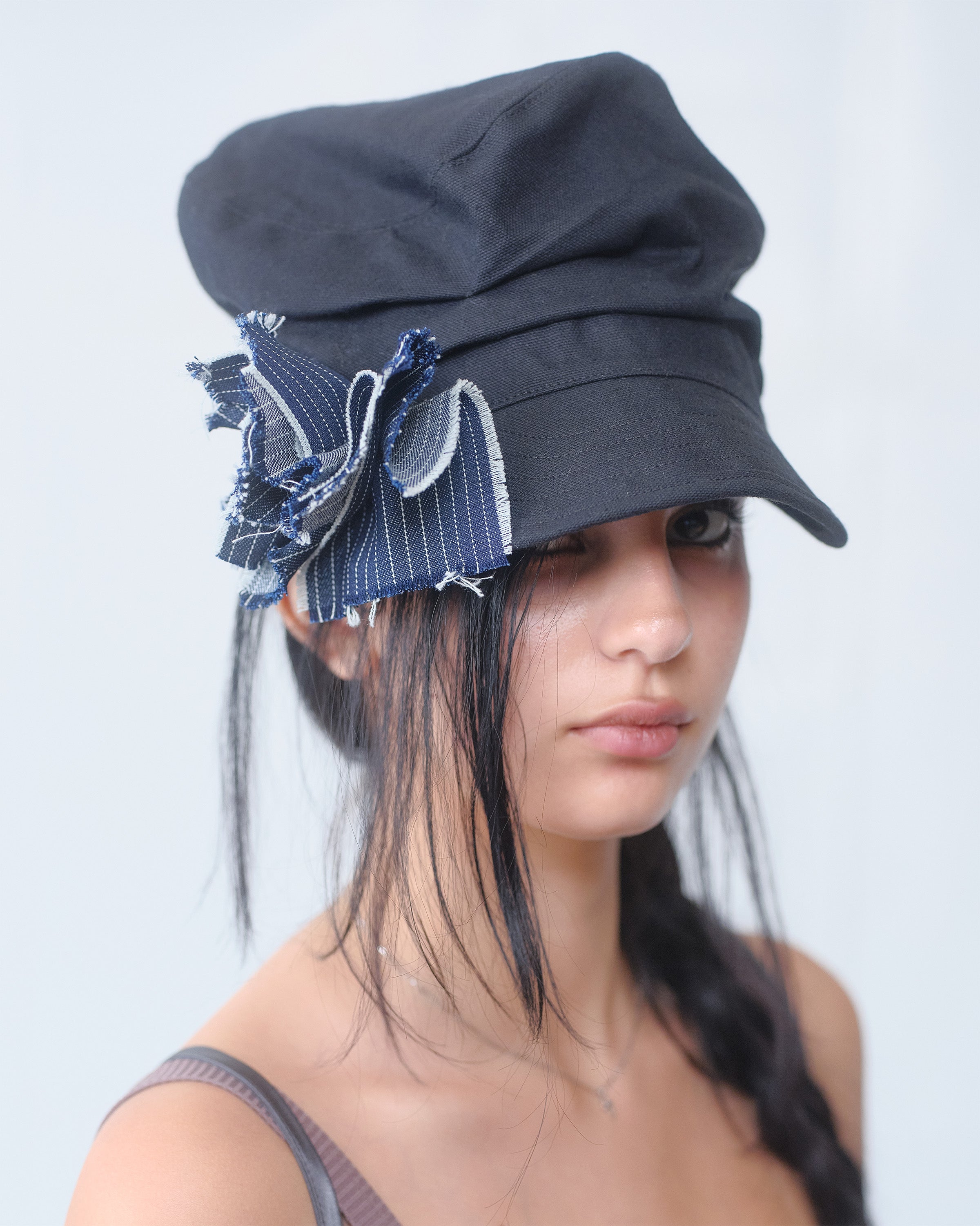 CRUSHED CAP - BLACK