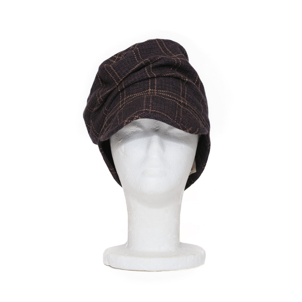 CRUSHED CAP - PLAID WOOL