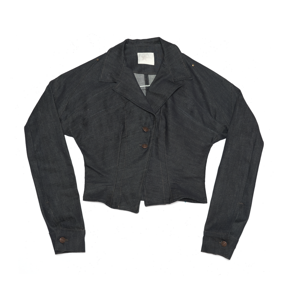 DARTED DENIM JACKET