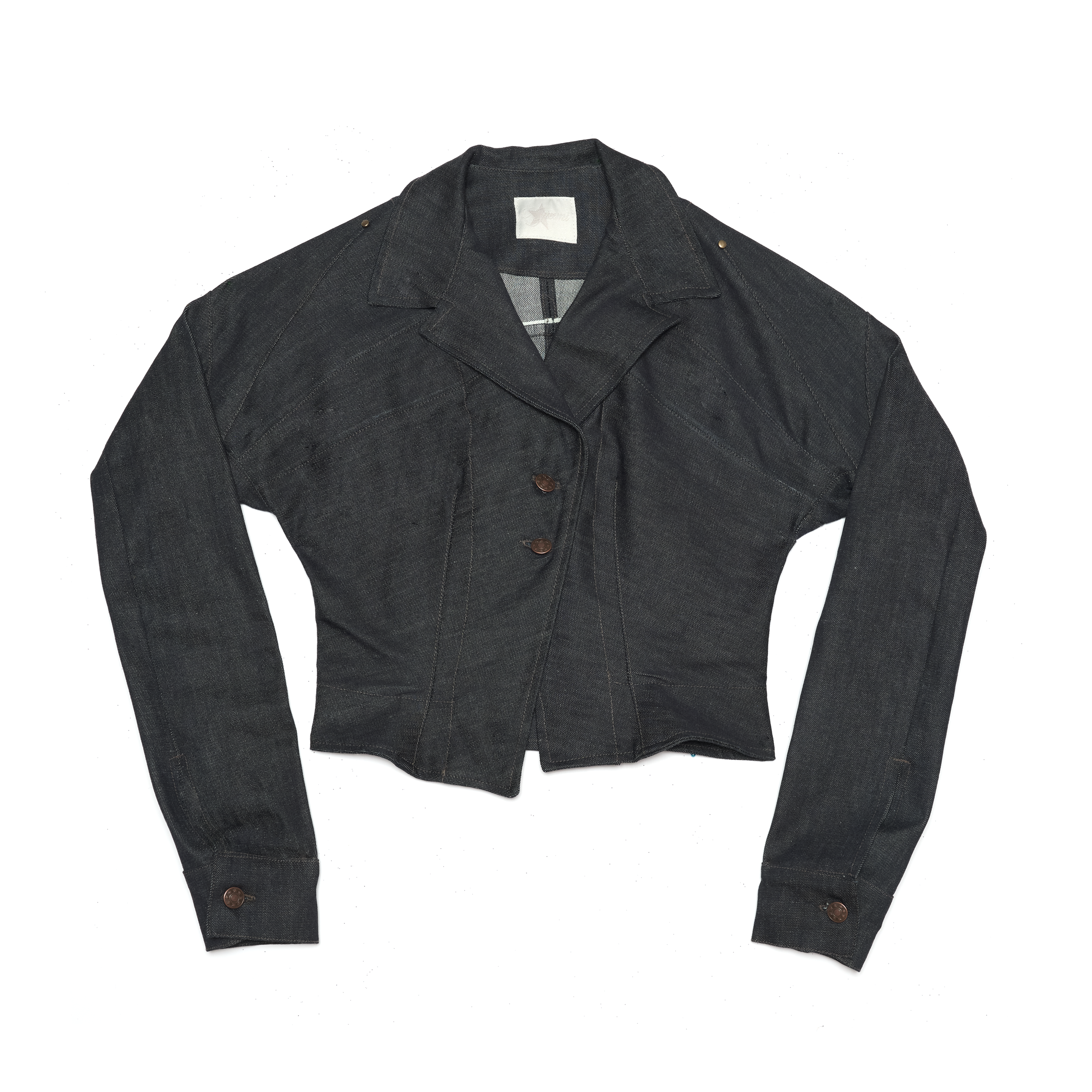 DARTED DENIM JACKET