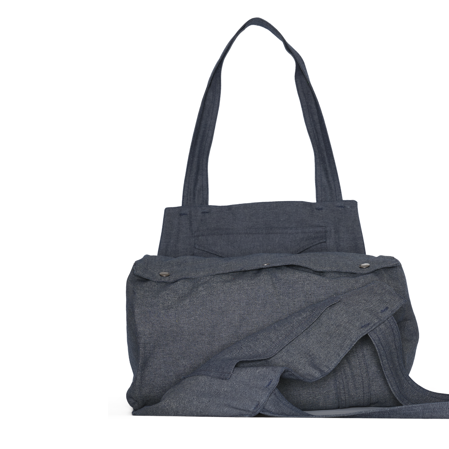 DOLL CARRIER DUFFLE BAG DENIM