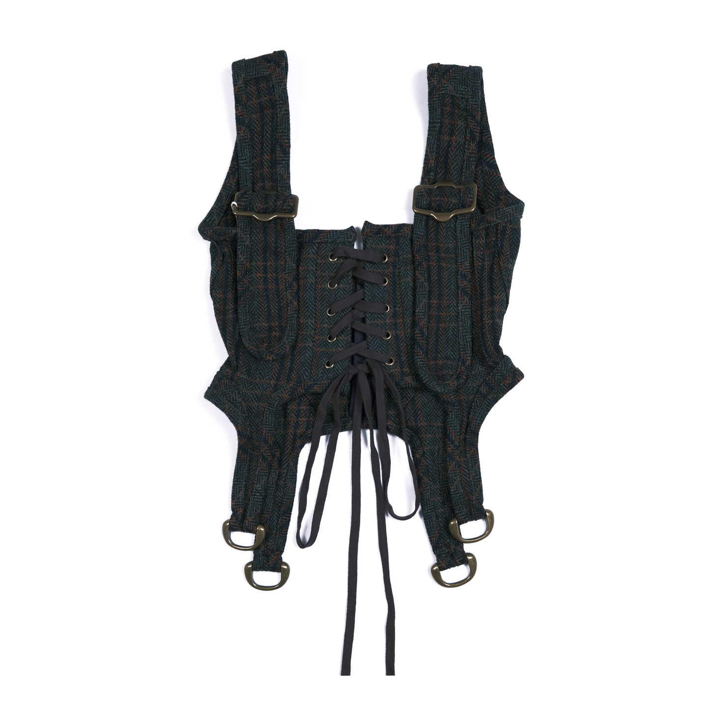 MARLA CORSET - PLAID WOOL