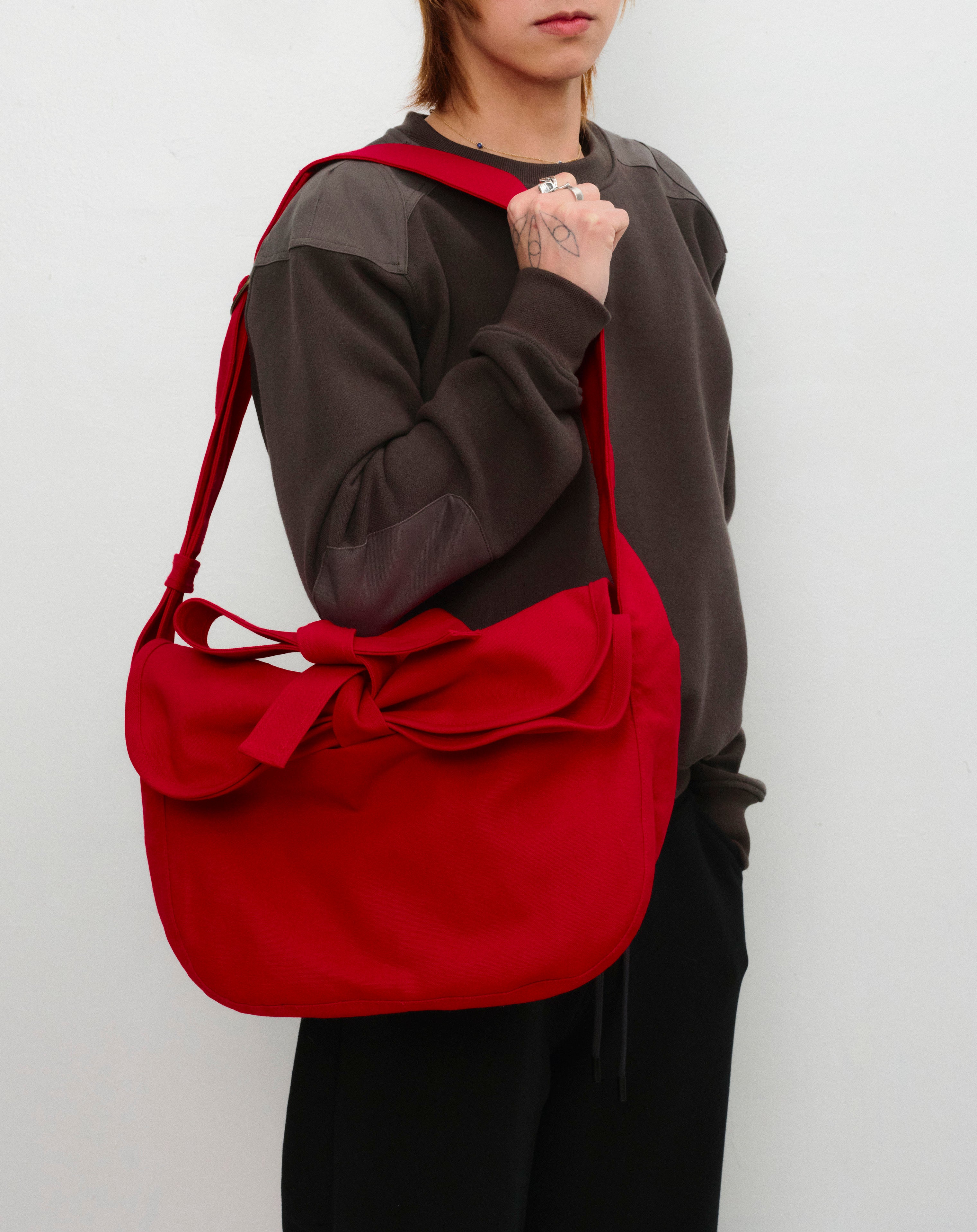CROSSBODY BAG - CHERRY