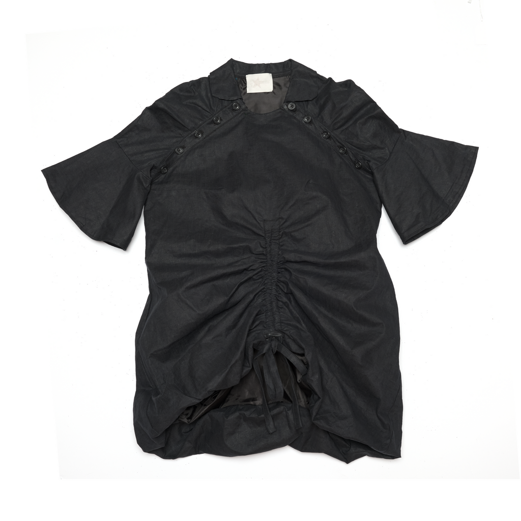 RAIN PUFF SLEEVE DOLL DRESS