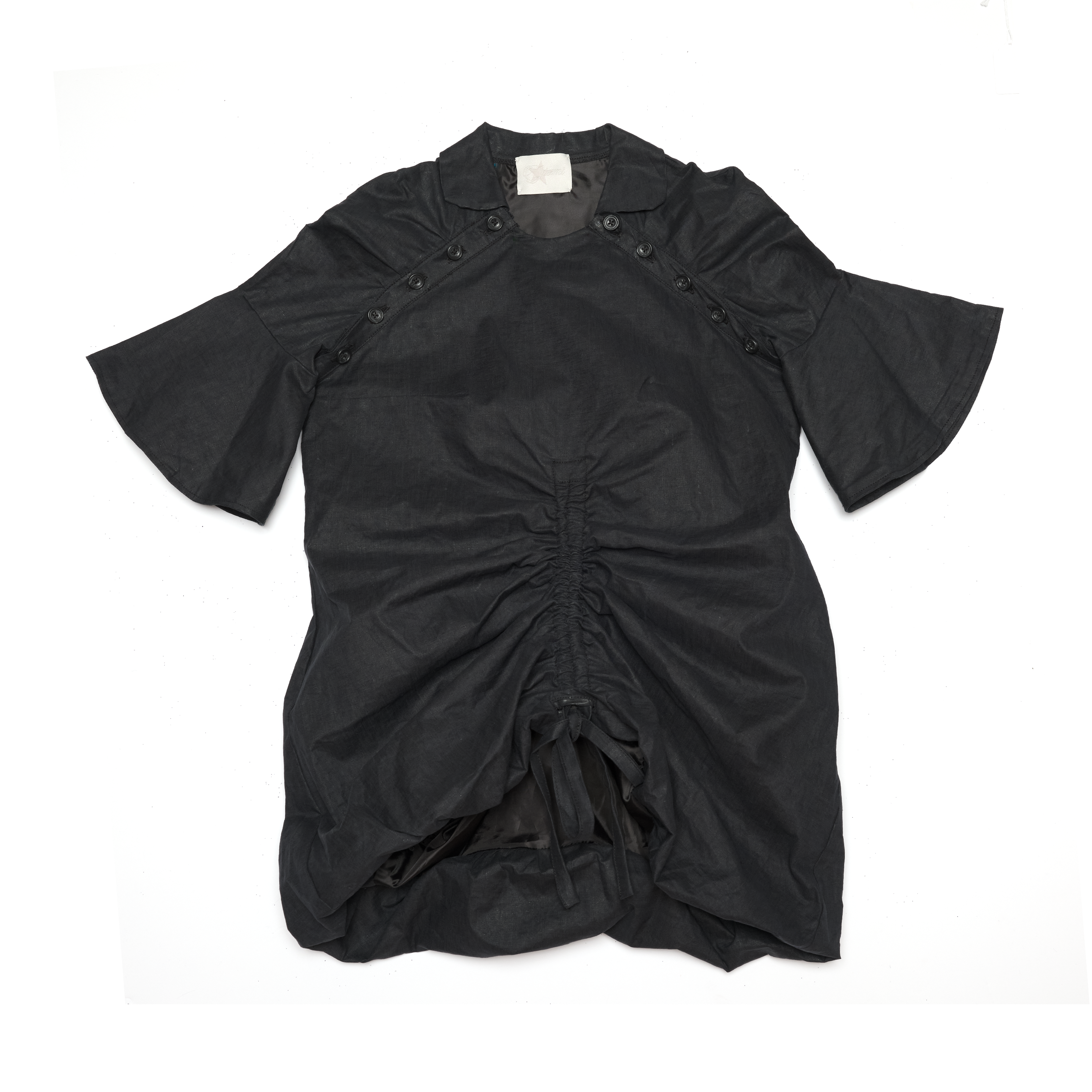 RAIN PUFF SLEEVE DOLL DRESS